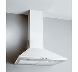 CCT685W 60cm Chimney Hood in White