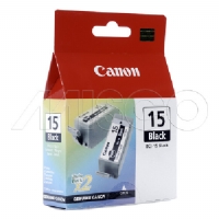 BCI-15BK BLACK INK CARTRIDGE TWIN PACK