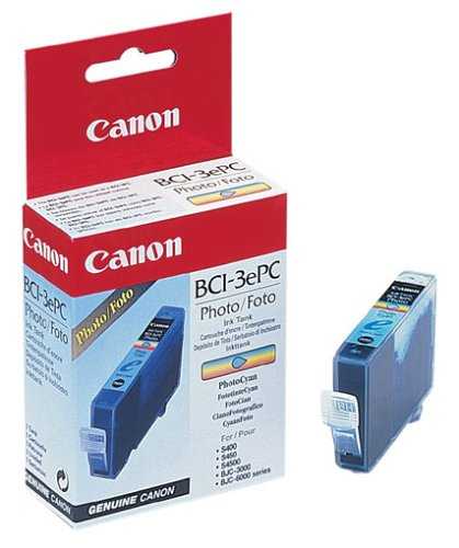 Canon BCI-3ePC OEM Photo Cyan Cartridge