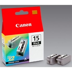 Inkjet Cartridge BCI15BK Black Twinpack