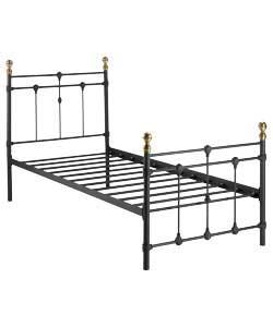 Black Single Bedstead - Frame Only