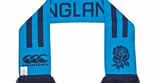 England Acrylic Scarf - Vivid Blue Blue