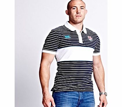 England Stripe Polo - Peacoat Navy E53-3171-E03