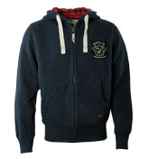 Canterbury Drake Navy Full Zip Hooded Sweatshirt