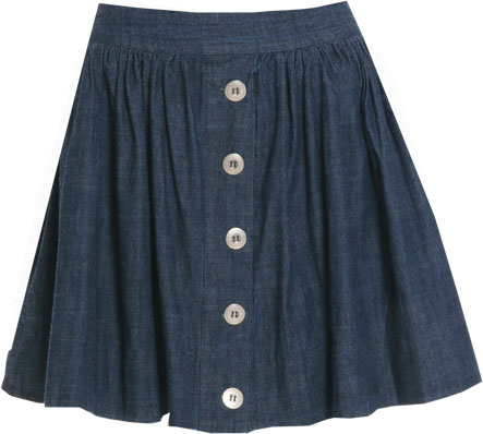 Caprice denim skirt