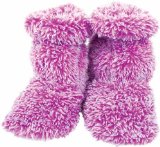 Cargo Purple Fluffy Feet Warmers