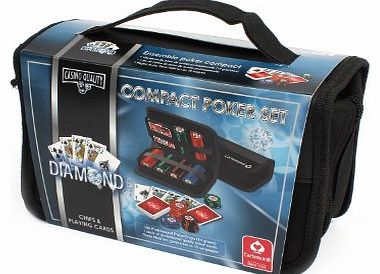 Cartamundi Diamond Compact 150 Chips Poker Set