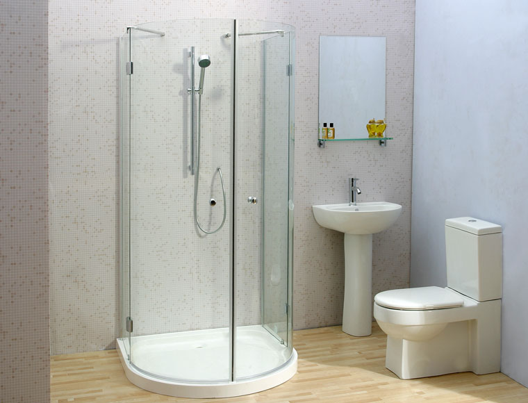 Mezzolini D-Shaped Shower Enclosure