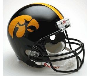 Iowa Hawkeyes Riddell Deluxe Replica Helmet - College Equipment