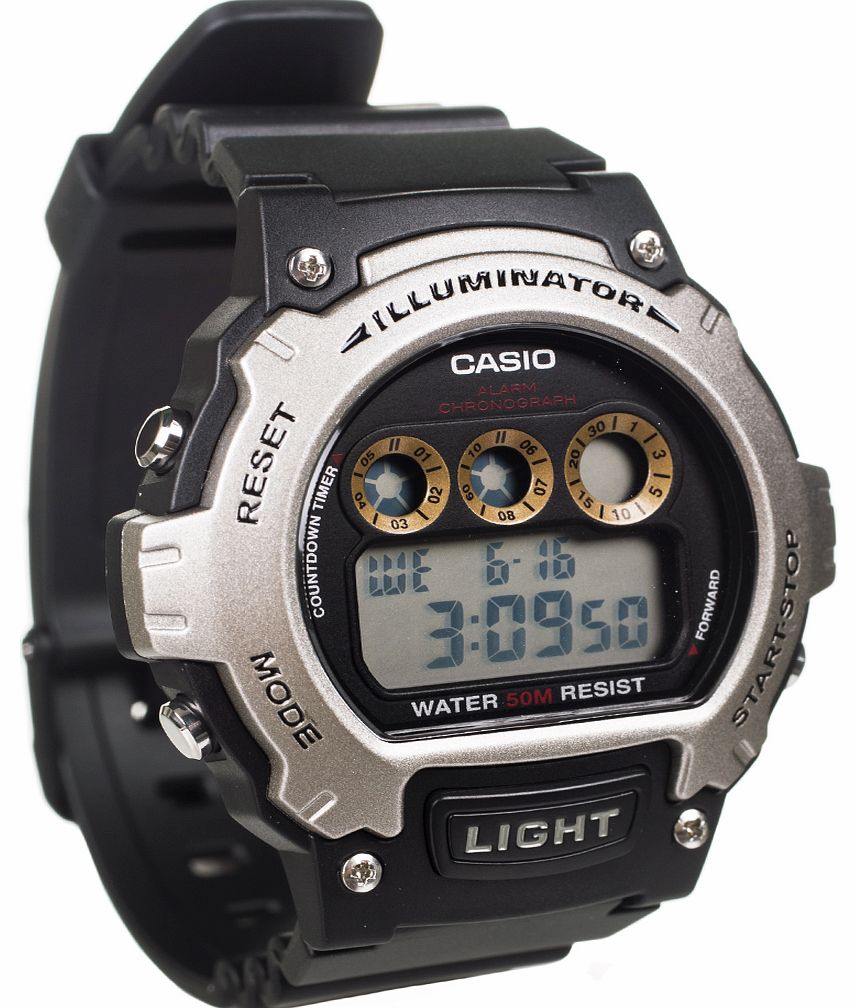 Black Water Resist Illuminator Watch