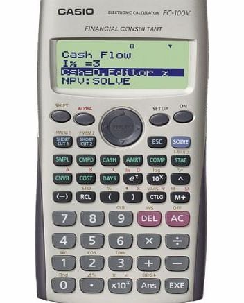 Casio FC-100V Financial Calculator