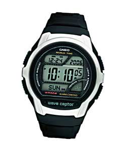 Gents Wave Ceptor LCD Watch