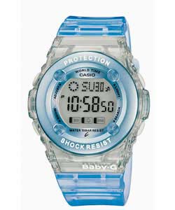 Ladies Baby G Aqua Pink Illuminator Watch