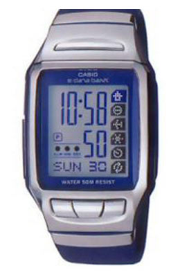 Casio Ladies Blue Databank Watch EDB120 2VER