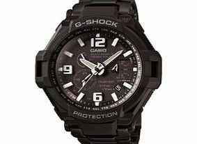 Mens G-Shock Black Radio Controlled Solar