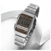 SILVER ILLUMINATOR DIGITAL WATCH