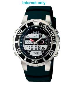 Sport Combi Black Mens Watch