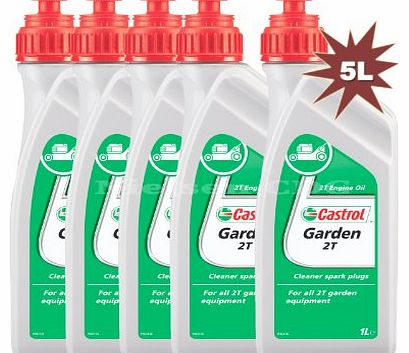 Garden 2T Lawnmower Oil 5x1L = 5L