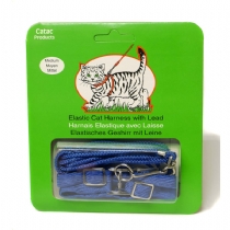 ac All Elastic Cat Harness Medium Up To 14