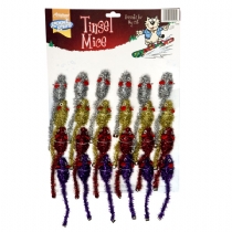 Good Girl Tinsel Mice 1 x 2 Tinsel Mouse