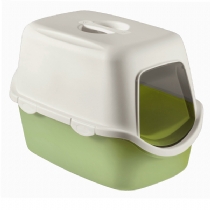 Stefanplast Cathy Hooded Cat Loo Light Green -