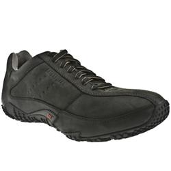 Male Caterpillar Faze Leather Upper in Black