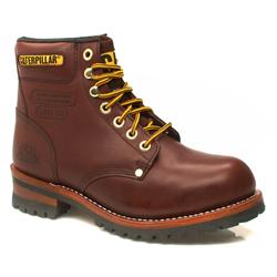 Male Sequoia Steel Toe Cap Leather Upper Casual in Burgundy