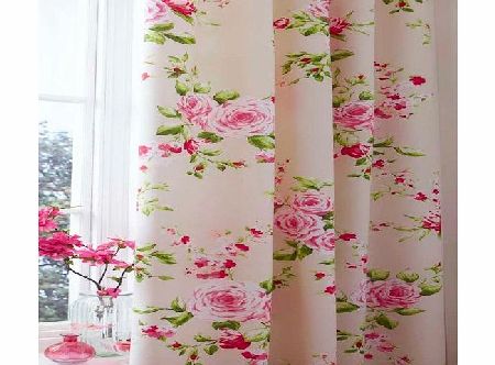 Canterbury Curtains - 165cm x 180cm - Red