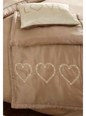 Deco Hearts Gold Runner