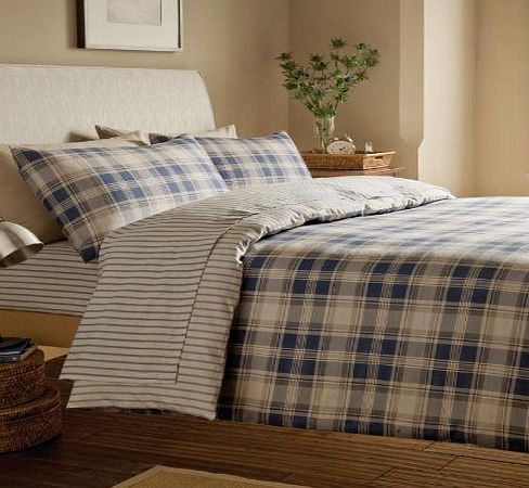 Tartan Duvet Cover - Navy BDB33137WDHQNavy