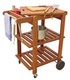 Outdoor BBQ Cart