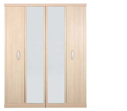 Furniture Strata 4 Door Wardrobe