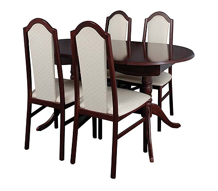 Furniture York Oval Extending Dining Set