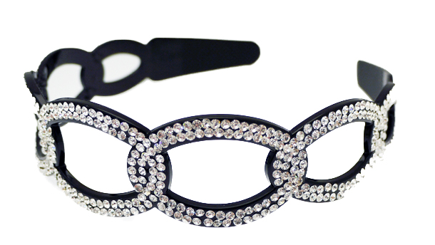 Swarovski Style Diamante Ovals Headband