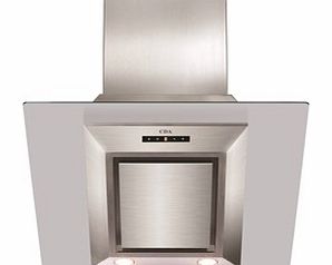 EVG6SS Designer Angled 60cm Chimney Hood In