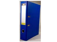 CE foolscap blue polypropylene lever arch file