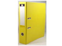 CE foolscap yellow polypropylene lever arch file