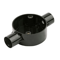 Terminal Box 2 Way Black