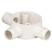 Terminal Box 3 Way White