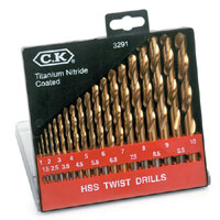 Ck Tin Coated Drill Set Of 19