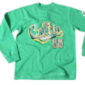 Puff Print Long Sleeve T-Shirt - Kids - Green.