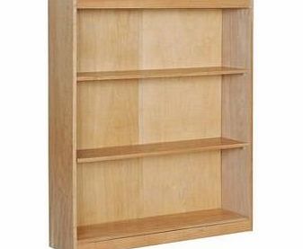 HAMILTON MELLOWED OAK LOW WIDE BOOKCASE FROM CENTURION PINE