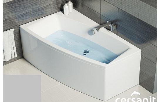 VIRGO SPACE SAVER CORNER BATH 140 X 90 (PANEL+ STAND INCL) 1400 X 900 *LEFT HAND*mm HIGH QUALITY