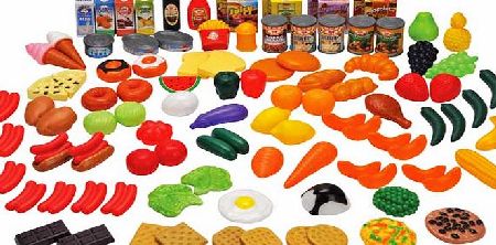 104 Piece Play Food Set