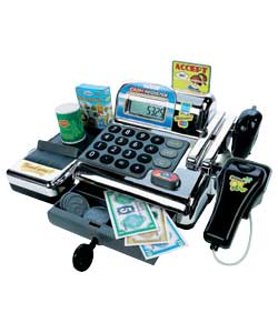 Stainless Steel Effect Cash Register