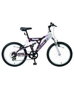 20 Inch Dual Suspension Girls Bike