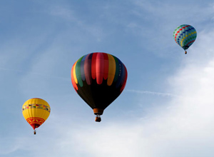 Champagne balloon flight (for two)