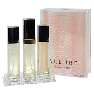 Allure EDT Purse Sprays - Size: 3 x 15 ml