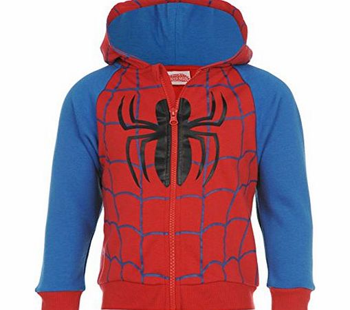 Character Kids Print Zip Hood Infant Boys Spiderman 3-4 Yrs