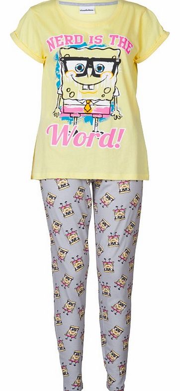 Womens SpongeBob T-Shirt And Leggings